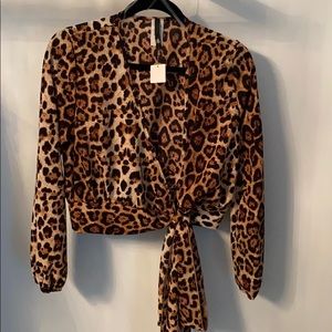 Cheetah print top